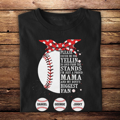 I'm Just A Proud Mama And My Son's Biggest Fan - Personalized Apparel - Gift For Mom banner5_b981992b-3425-4797-afdb-6def246a0ce6.jpg