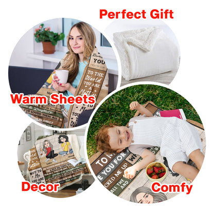 Everything I Am - Personalized Blanket - Birthday, Loving, Mother's Day Gift For Mother, Mama banner6_395c75cd-3885-428e-ae26-3d3ae38728ac.jpg