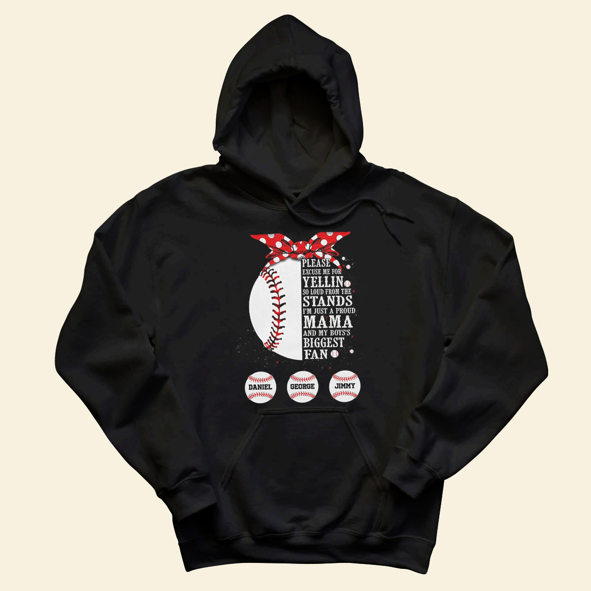 I'm Just A Proud Mama And My Son's Biggest Fan - Personalized Apparel - Gift For Mom banner6_69f3c09b-628d-403a-9e32-9d078fb968ed.jpg