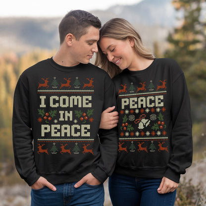 Matching Couples Ugly Christmas Sweater, Ugly Adult Humor Holiday Sweater, I Come In Peace Ugly Christmas Sweater, Ugly Christmas Party banner6_9d847ea7-42cf-451a-8d6a-2a2f845a2ba1.jpg