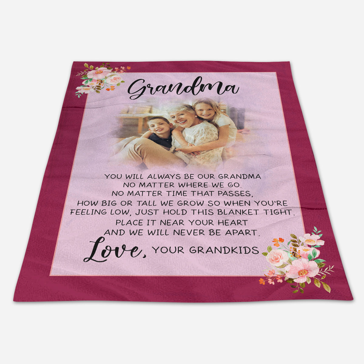You Will Always Be Our Grandma - Personalized Blanket - Birthday, Mother's Day Gift For Mom, Grandma, Nana, Gigi banner6_ceae3d65-c0a7-48cf-92cf-3aa6e7b35948.jpg