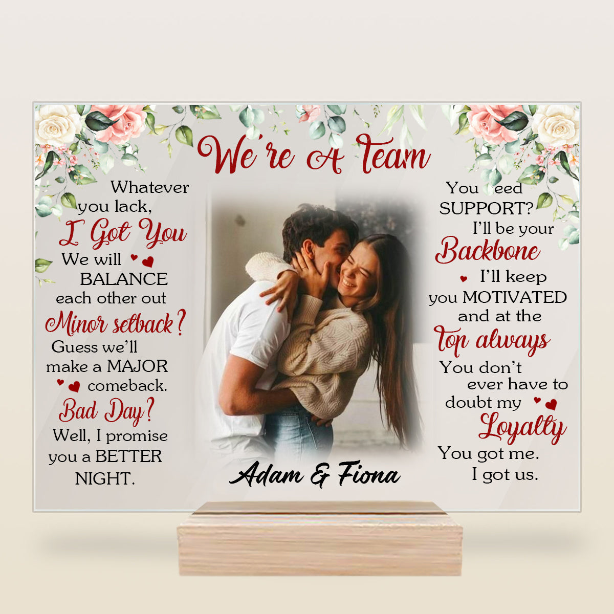 We're a Team Custom Photo Custom Shape Acrylic Plaque Gift For Couple bannerAcrylicPlaquengang-WhateverYouLack-gg.jpg