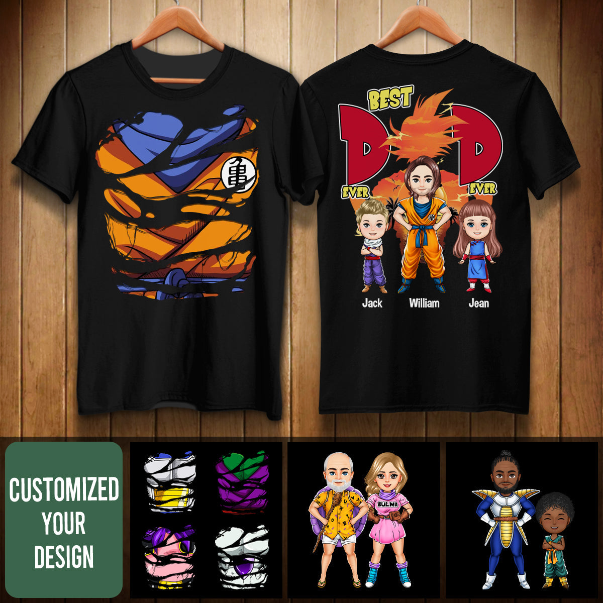 Best Dad Ever Super Saiyan - Personalized 3D Apparel - Gift For Father, Dad, Father's Day, Birthday Gift bannerBestDadEverSuperSaiyan-Personalized3DApparel-GiftForFather_Dad_Father_sDay_BirthdayGift.jpg