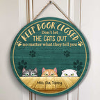 Keep Door Closed Custom Irritated Cat Wood Sign bannerIrritatedCatcats-gg.jpg