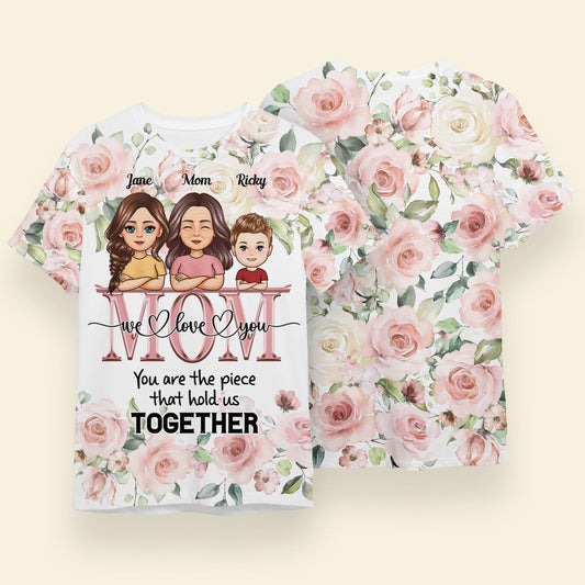 Mom You Are The Piece - Personalized 3D All Over Print Shirt - Gift For Mom, Mother's Day bannerMomYouAreThePiece-PersonalizedAllOverPrintedApparel-GiftForMom_Mother_sDay.jpg