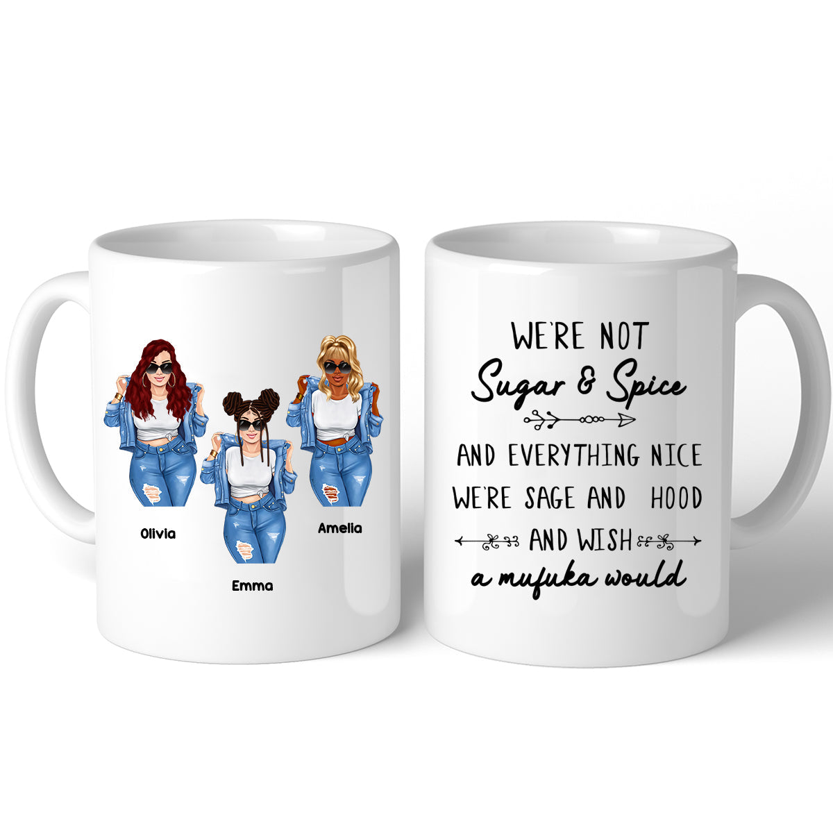 We're Not Sugar & Spice Personalized Mug Gift For Bestie bannerMuggg_5c085664-7f48-41de-aa3f-8894b99eb0eb.jpg