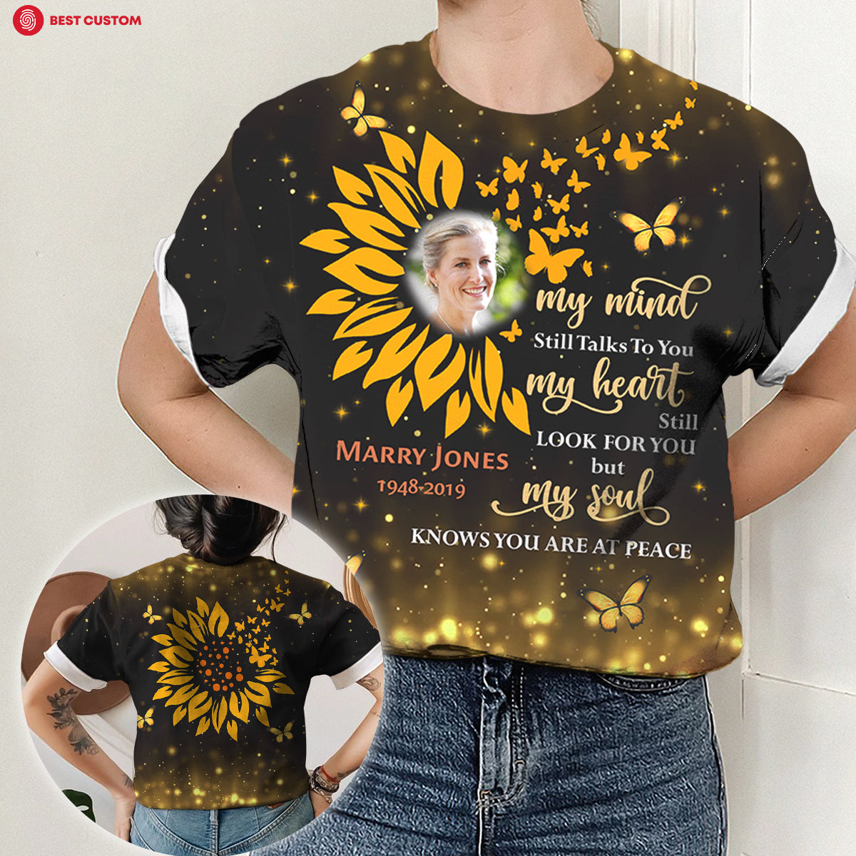 My Soul Knows You Are At Peace- Personalized Photo 3D All Over Print Shirt - Memorial bannerTshirtGG_4f60ccb1-166a-4913-b770-1efd526a52da.jpg