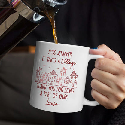 Thank You For Being A Part Of Ours - Personalized Mug