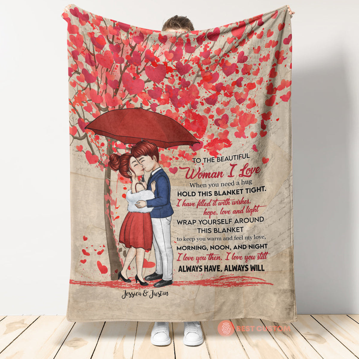 Best Valentine Gift For Girlfriend, Feel My Love - Anniversary, Gift For Spouse, Lover, Husband, Wife, Boyfriend, Girlfriend Blanket - Gift For Couple banner_1_db47d5d5-f648-4ce3-8b18-14a23a0e2741.jpg