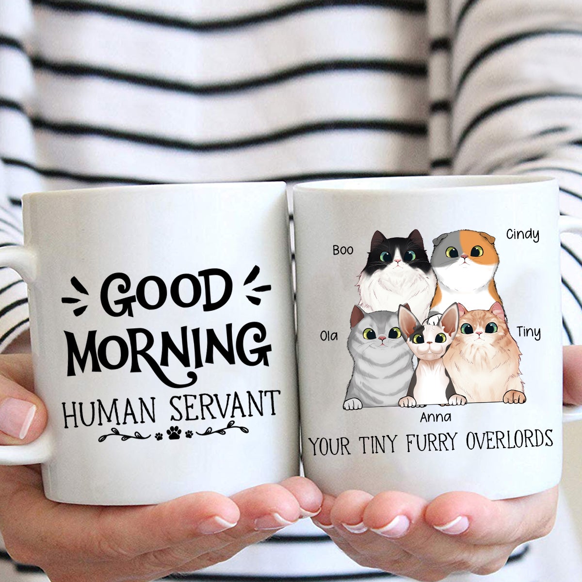 Witty Cat Tiny Furry Overlord Custom Mug Gift For Cat Lovers banner_2a8f3bad-ab01-4986-8caf-a6bbaad981f6.jpg