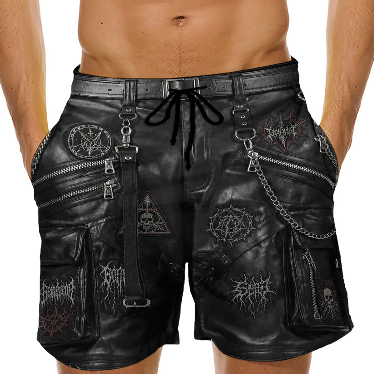 Skull Drip - Personalized Beach Shorts