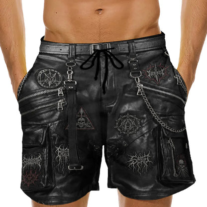 Skull Drip - Personalized Beach Shorts
