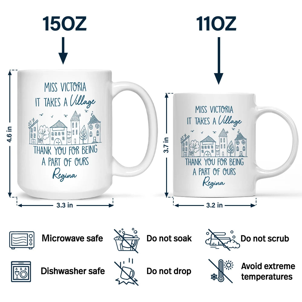 Thank You For Being A Part Of Ours - Personalized Mug