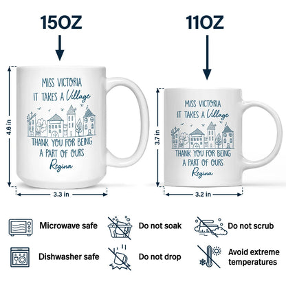 Thank You For Being A Part Of Ours - Personalized Mug