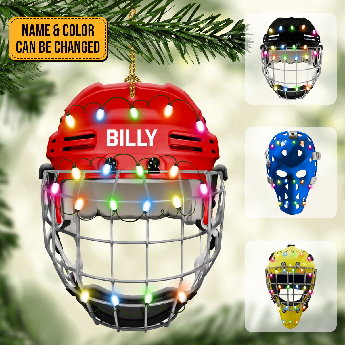 PERSONALIZED FLAT ACRYLIC ORNAMENT ICE HOCKEY HELMET WITH CAGE banner_971d4e05-887a-4438-bba6-2b9cf915afa4.jpg