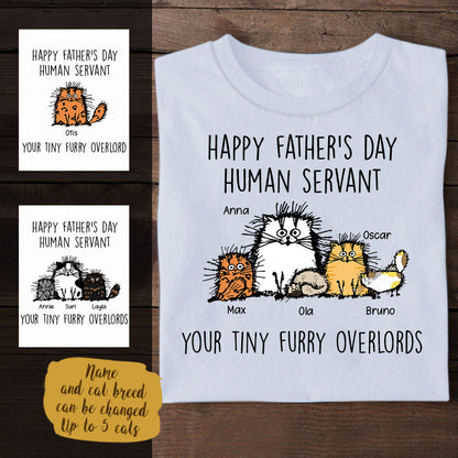Fluffy Cat Human Servant Personalized Apparel Gift For Cat Lovers banner_FLUFFY_CAT_24.5_new.jpg
