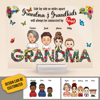 Grandma And Grandkids Will Always Be Connected By Heart - Personalized Acrylic Plaque - Birthday Mother's Day For Grandma Acrylic Plaque - Gift For Grandma banner_Grandma_And_Grandkids_Will_Always_Be_Connected_By_Heart_-_Personalized_Acrylic_ef5e71df-1e63-462e-82d1-00e5d1077a0d.jpg
