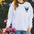 Embroidered Butterfly Memorial Hoodie - Custom Name, Date & Quote Sweatshirt - A Big Piece of My Heart Lives In Heaven
