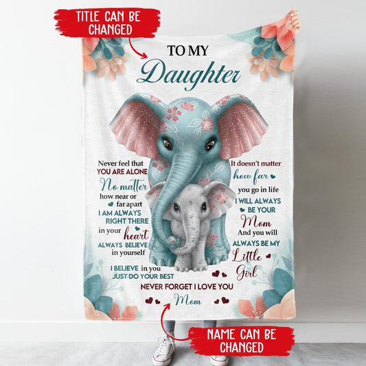 Elephant, To My Daughter You Will Always Be My Little Girl Personalized Fleece Blanket banner_b5717268-ab80-4d69-9e15-4a9ccfab2e0c.jpg