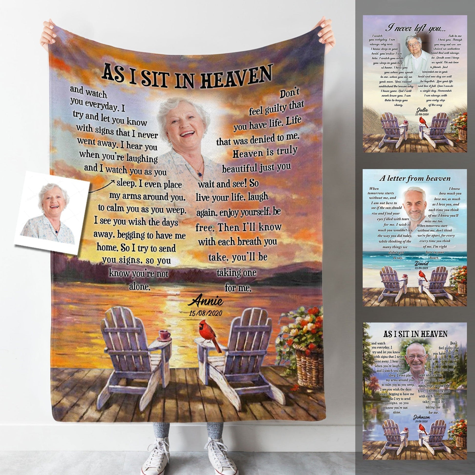 As I Sit In Heaven Personalized Photo Blanket Memorial banner_b8b9ddc3-ed8d-410e-96c4-463220f23598.jpg