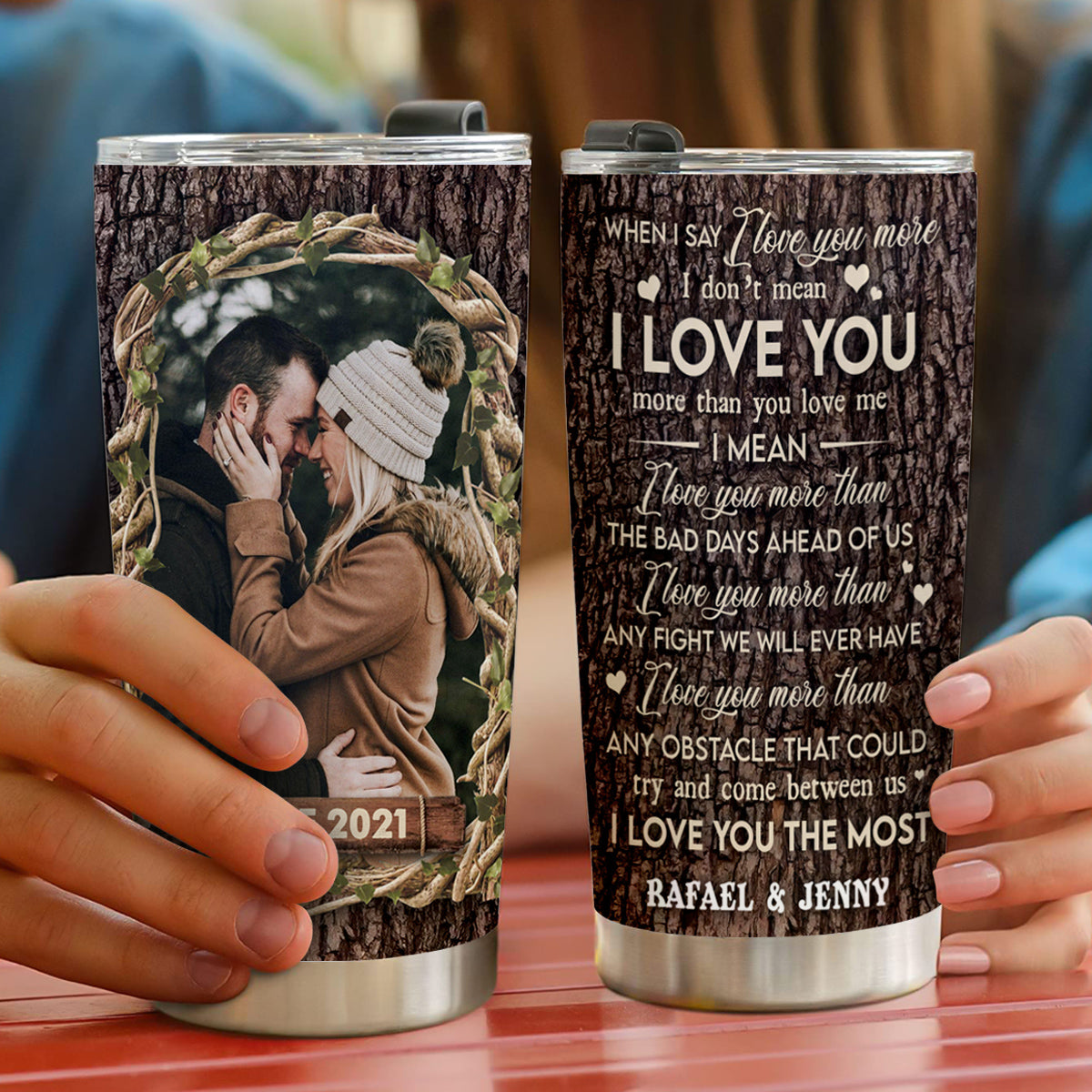 When I Say I Love You More Tumbler - Gift For Couple bannerad.jpg