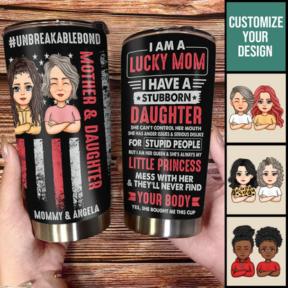 Unbreakablebond A Lucky Mom - Personalized Tumbler - Mother's Day, Loving, Birthday Gift For Mom, Mother, Mama bannerads.jpg