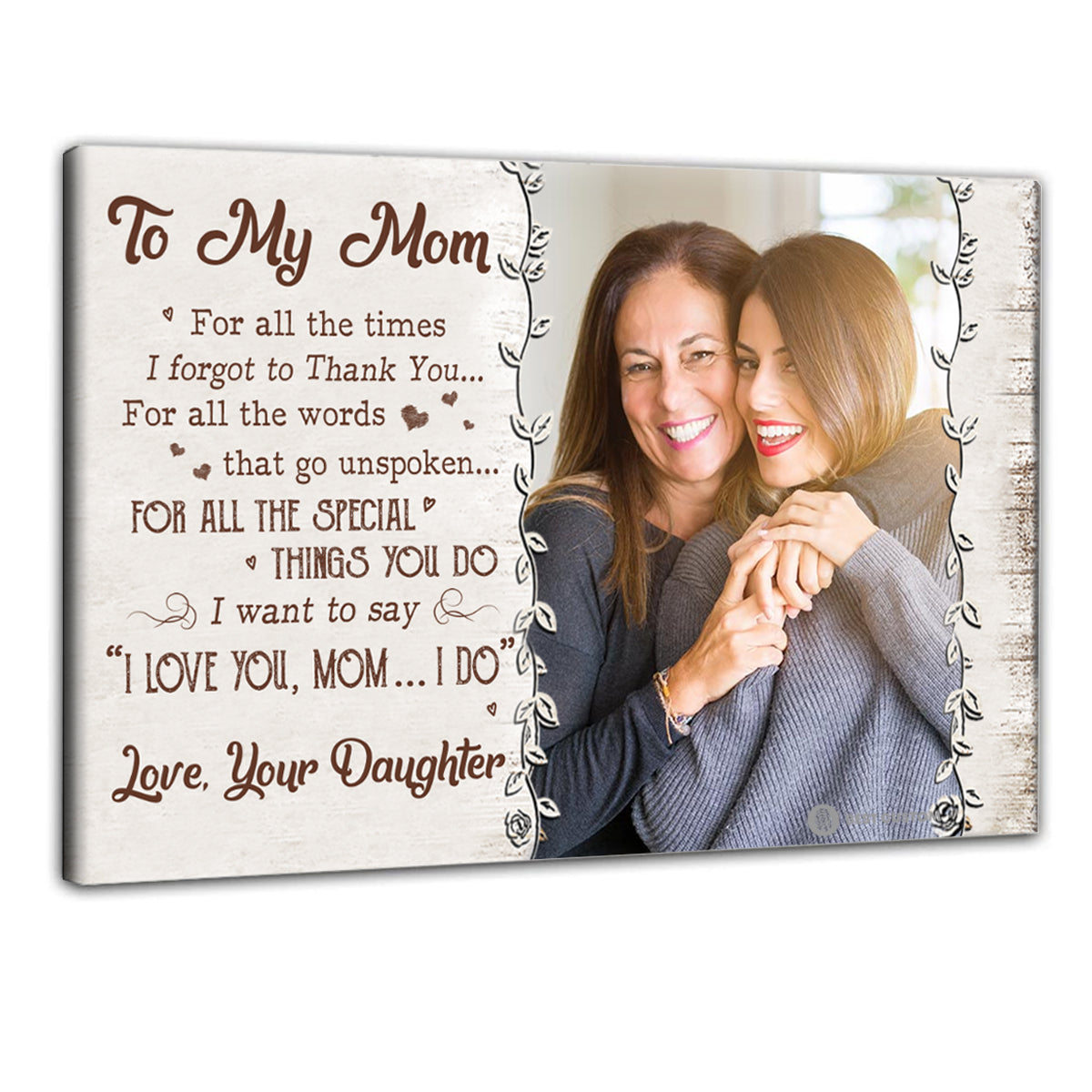 I Love You Mom Personalized Photo Canvas Gift For Mom bannercanvas-iloveyoumom-gg.jpg