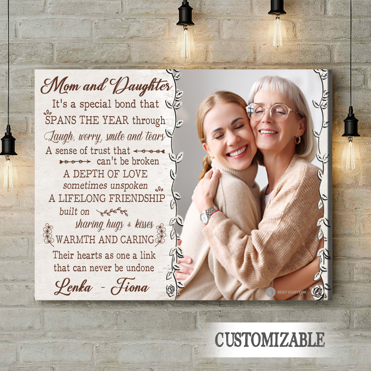 Mom an Daughter It's A Special Bond - Personalized Photo Canvas - Gift For Mom bannercanvas-it_saspecialbond-fb.jpg