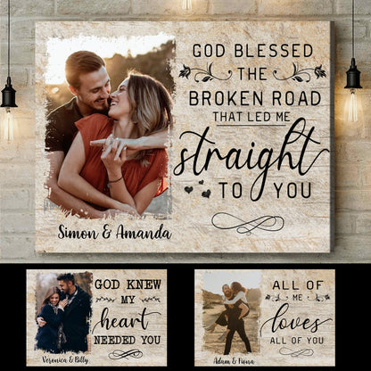 God Knew My Heart Needed You Photo Canvas Gift For Couple bannercanvasGodKnewMyHeartNeededYou_20.12_gg.jpg