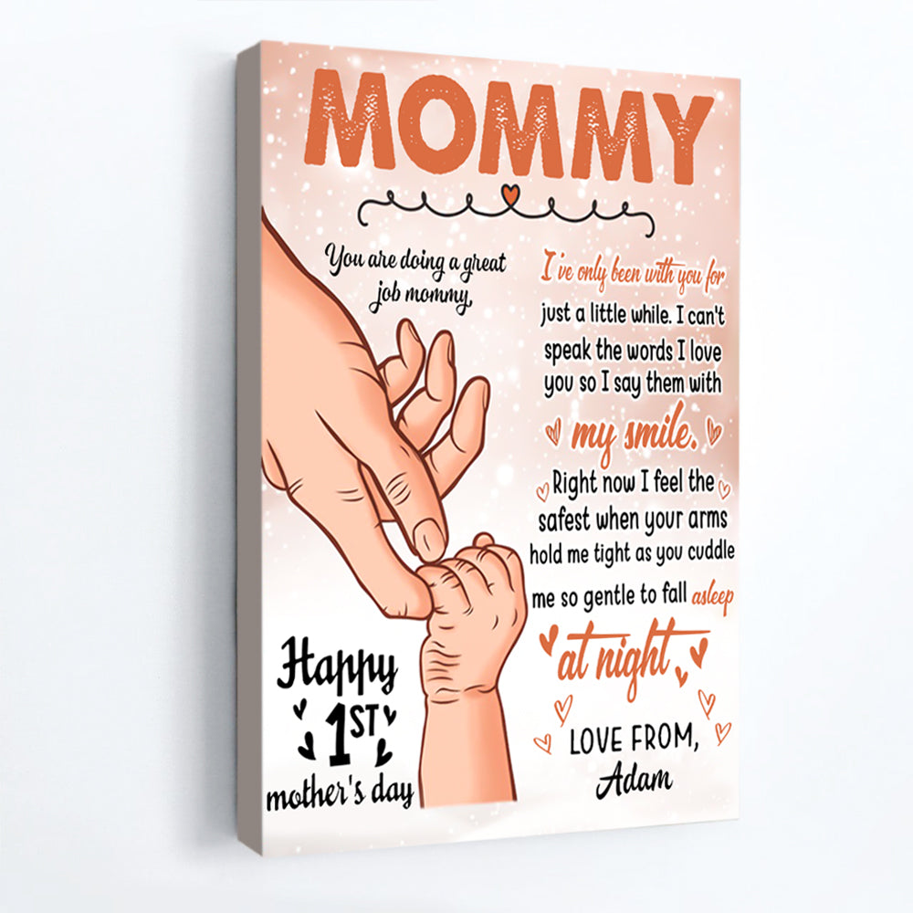 To My Mommy You're Doing A Great Job Mommy - Personalized Photo Canvas - Gift For Mom bannercanvasd_c-greatjobmommy-gg.jpg