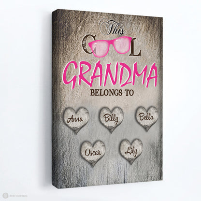 This Cool Grandma - Personalized Canvas - Gift For Grandma bannercanvasd_c-thiscoolgrandma-gg.jpg