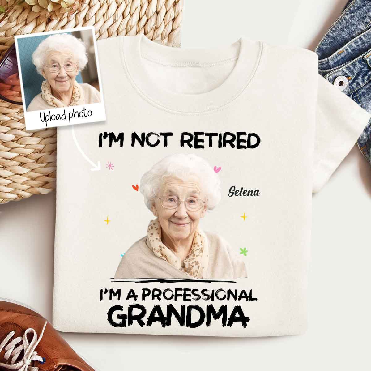 I m Not Retired I m A Professional Grandma Custom Photo - Personalized Shirt - Gift For Grandma, Mother's Day, Birthday Gift bannerfb_07402b87-79b5-477b-9b4f-1928931f957a.jpg
