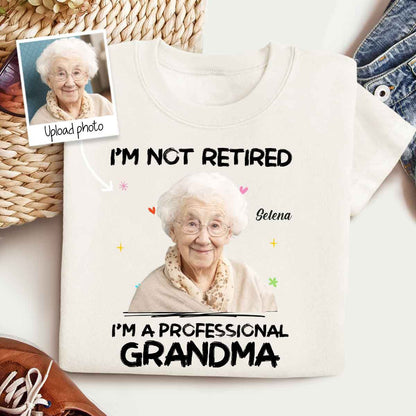 I m Not Retired I m A Professional Grandma Custom Photo - Personalized Shirt - Gift For Grandma, Mother's Day, Birthday Gift bannerfb_07402b87-79b5-477b-9b4f-1928931f957a.jpg