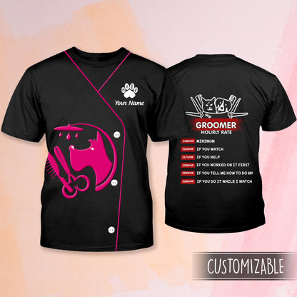 My Craft Dog Groomer Pet Groomer Uniform Pink Salon Pet Personalized 3D All Over Print Shirt bannerfb_d1302648-d412-4cf1-b8ba-2da3aec0ec80.jpg