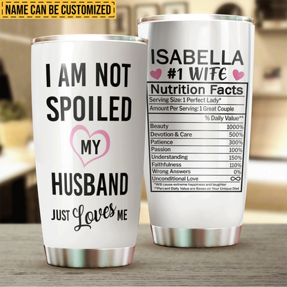 I'm Not Spoiled, My Husband Just Loves Me - Personalized Tumbler - Gift For Wife bannerfb_e5c47806-2657-4918-838d-4f97defdb254.png