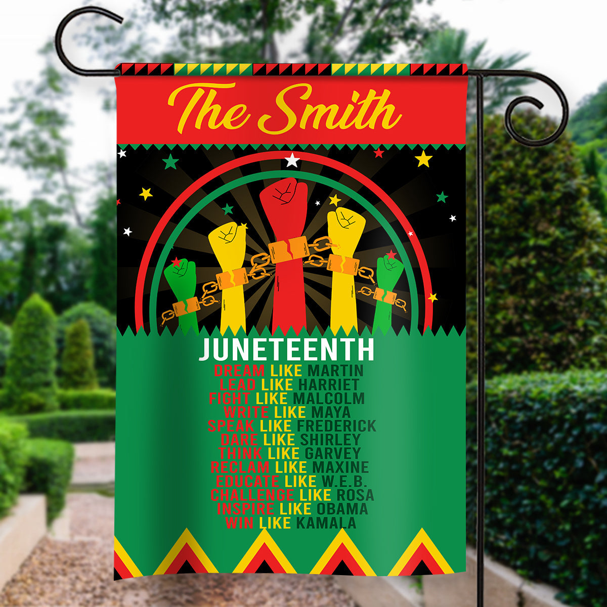 Juneteenth Famous Black Figures Personalized Flag bannergardenflag-JuneteenthFamousBlackFigures-gg.jpg