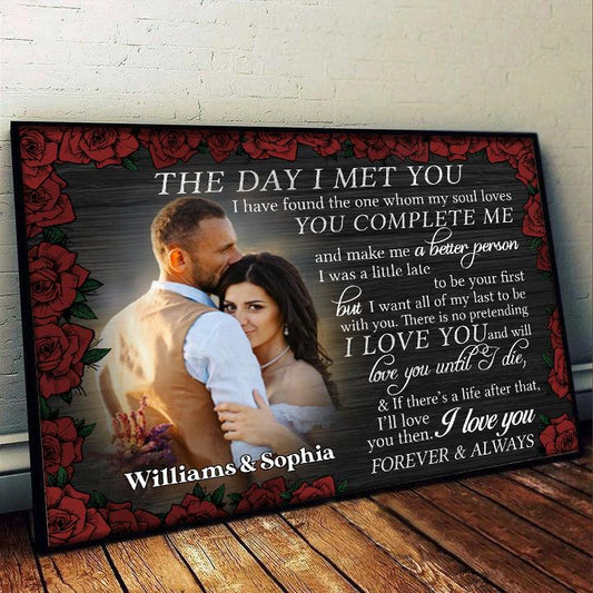 Best Valentine Gift For Girlfriend, The Day I Met You Custom Photo Canvas Gift For Couple bannergg_33bf4f83-3d1e-42dd-b532-7af5b5cc2a5d.jpg
