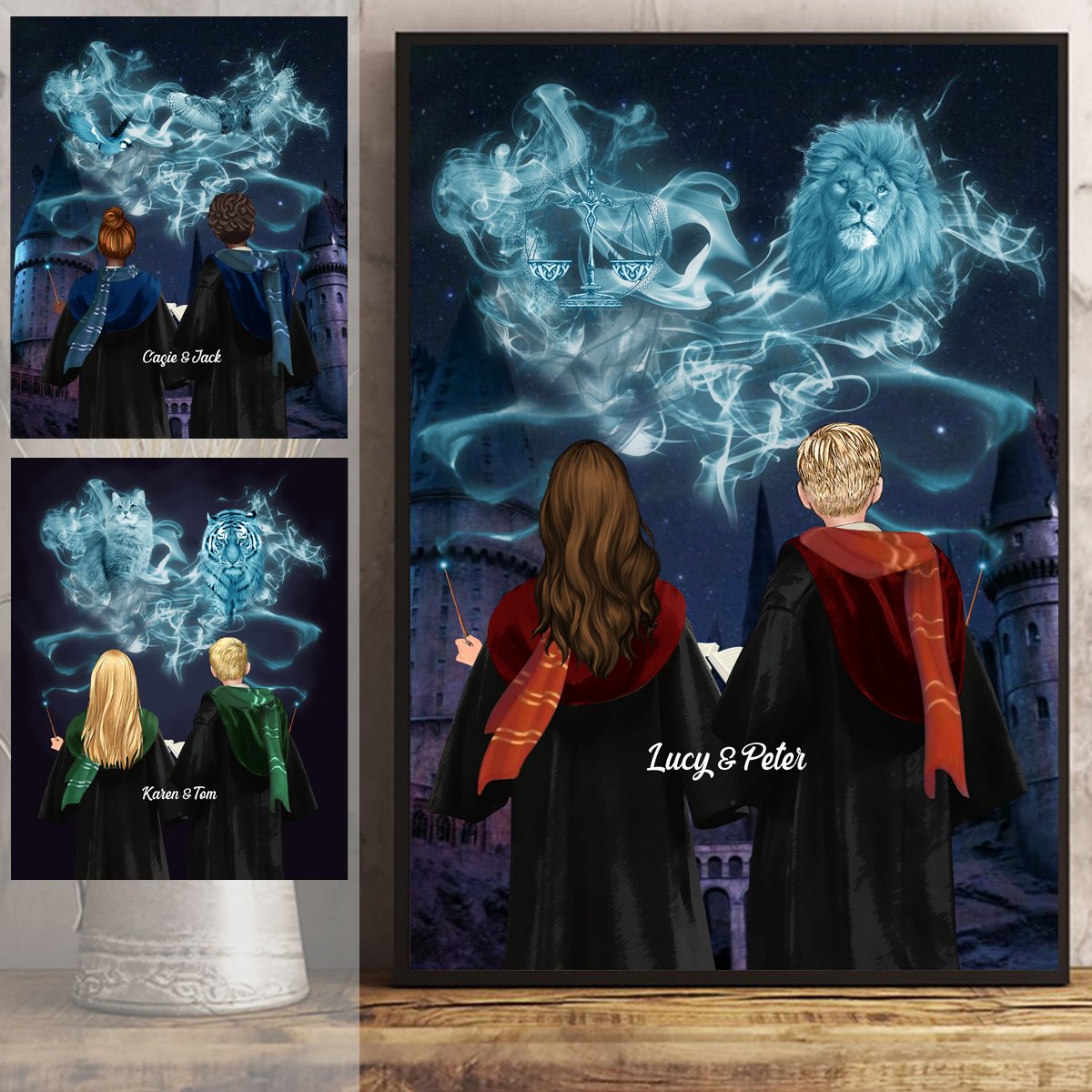 Wizard Couple Fan Art Custom Canvas For Couple bannergg_9b6c4557-46c3-4111-ae67-259fd7cafed3.jpg