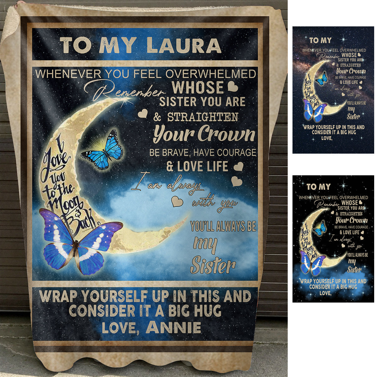 You'll Always Be My Sister - Personalized Blanket - Gift For Sister bannernotitle_08754aa3-2a67-42fa-8222-8bc68e1efe43.jpg