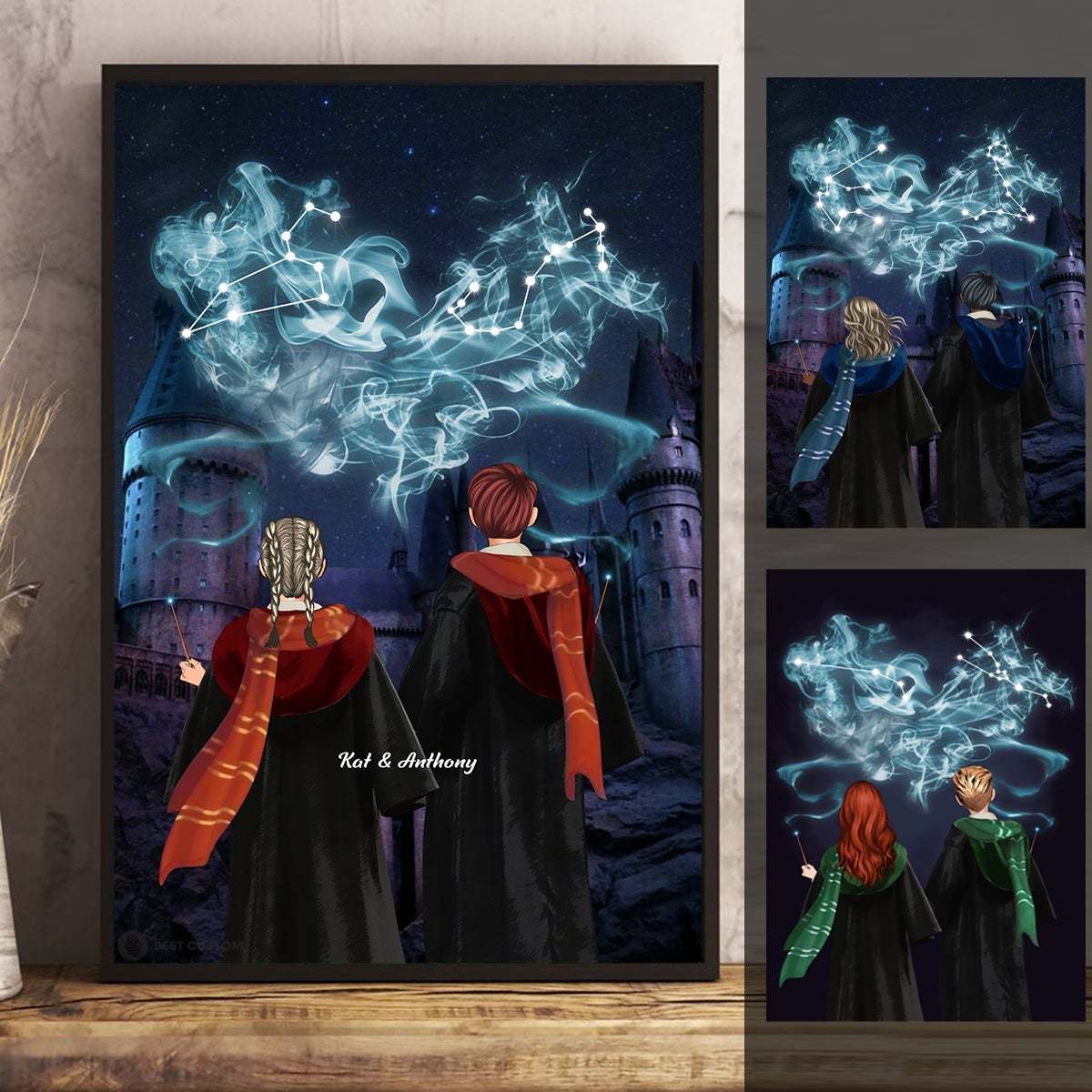 Wizard Couple Patronus Fan - Personalized Canvas - Gift For Couple bannernotitle_a22e2551-96e4-406e-9107-cb622e3e5339.jpg