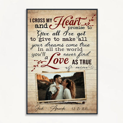 I Cross My Heart - Personalized Canvas - Gift For Couple bannerposter-gg-icrossmyheart.jpg
