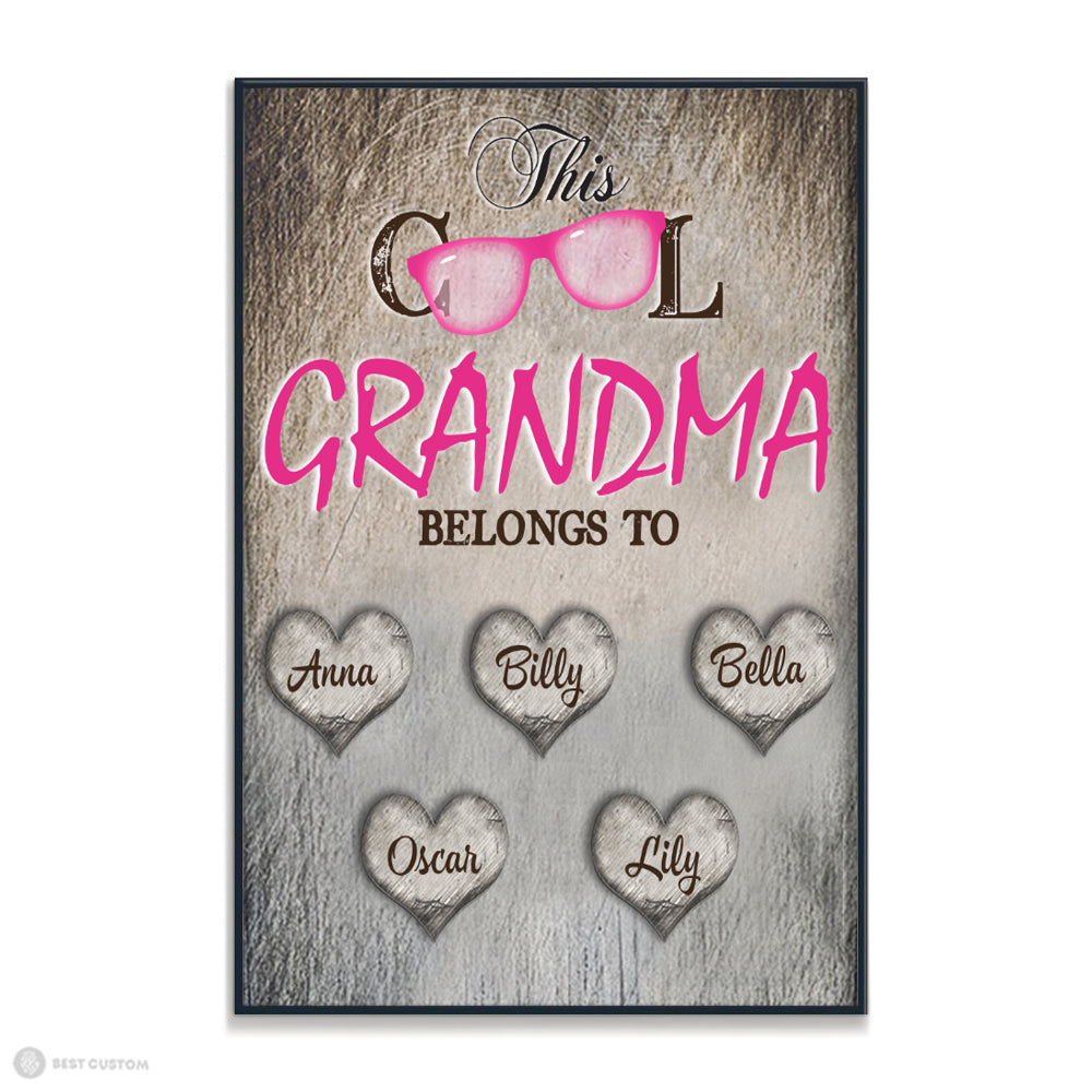 This Cool Grandma - Personalized Canvas - Gift For Grandma bannerposterd_c-thiscoolgrandma-gg.jpg