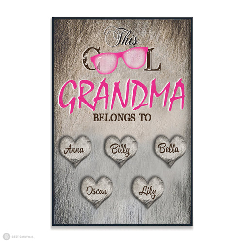 This Cool Grandma - Personalized Canvas - Gift For Grandma bannerposterd_c-thiscoolgrandma-gg.jpg