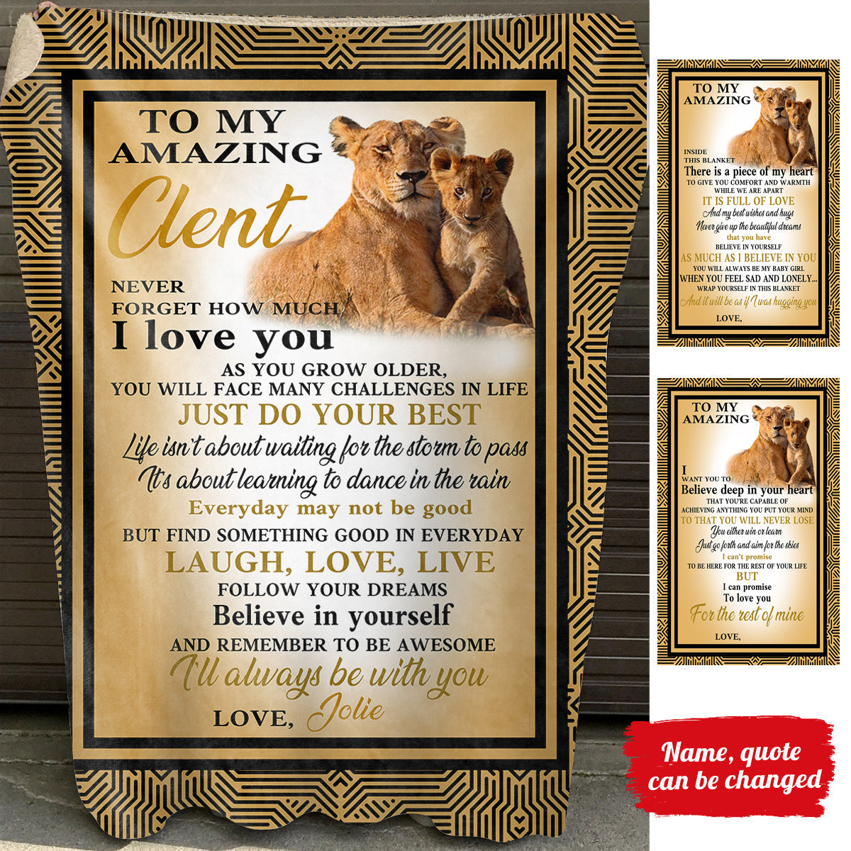 I Will Always Love You - Personalized Blanket - Gift For Daughter Or Son bannertitle_69e3d7cb-05b3-46b5-aaac-1113be49f69e.jpg