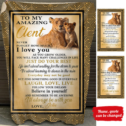 I Will Always Love You - Personalized Blanket - Gift For Daughter Or Son bannertitle_69e3d7cb-05b3-46b5-aaac-1113be49f69e.jpg