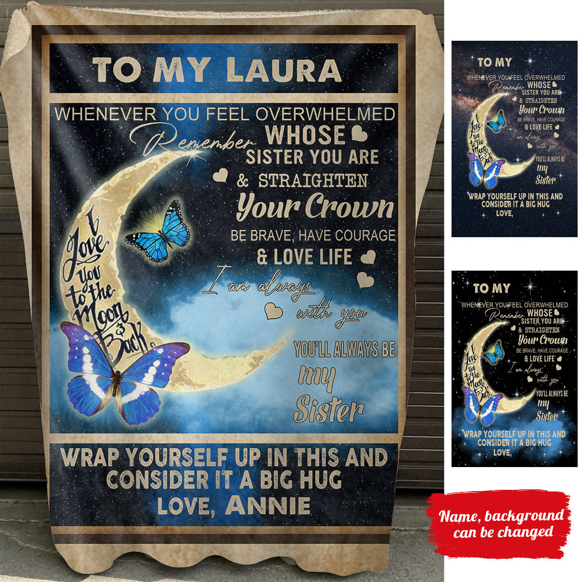 You'll Always Be My Sister - Personalized Blanket - Gift For Sister bannertitle_979a58ec-3745-4ca2-b9fd-ba89a81bdf7e.jpg