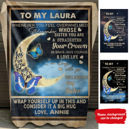 You'll Always Be My Sister - Personalized Blanket - Gift For Sister bannertitle_979a58ec-3745-4ca2-b9fd-ba89a81bdf7e.jpg