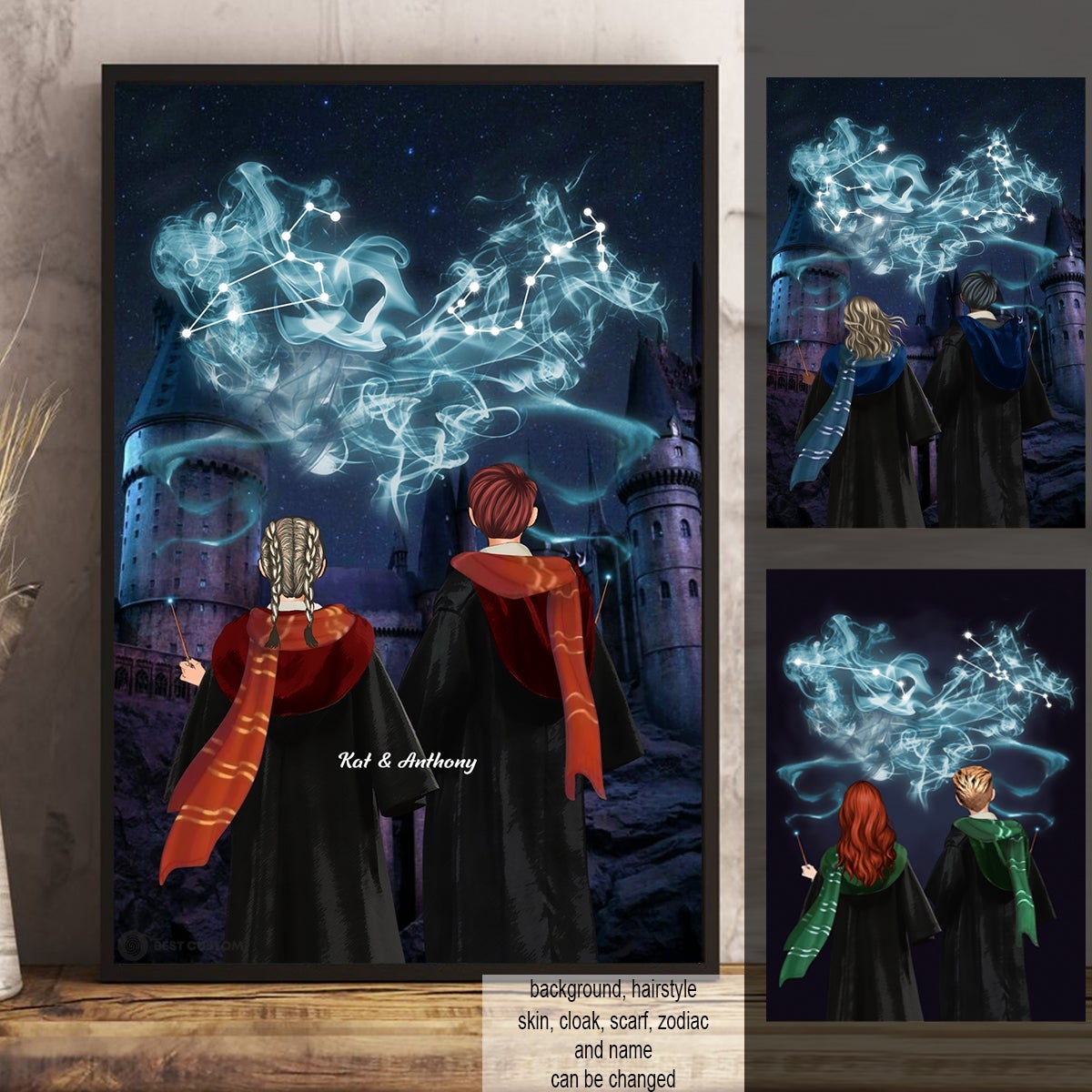 Wizard Couple Patronus Fan - Personalized Canvas - Gift For Couple bannertitle_e0c938ed-f1a1-4769-93dd-d369e551b728.jpg