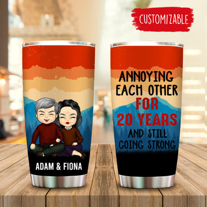 Annoying Each Other For Many Years And Still Going Strong Personalized Tumber Gift For Couple bannertumbler-goingstrong-fb.jpg