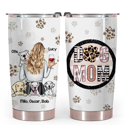 Cute Dog, Dog Mom Personalized Tumbler bannertumblerto-cutedog-gg.jpg
